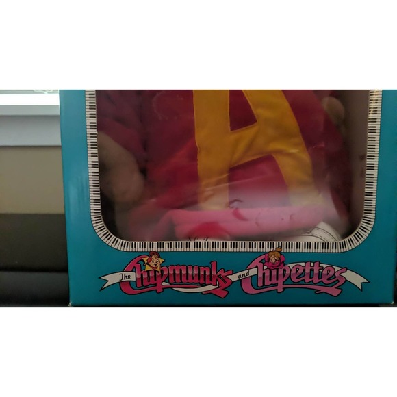 Vintage Alvin and the Chipmunks Christmas Stuffed Plush with Original Box RARE! - Picture 11 of 13